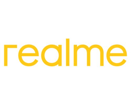 Realme smartphones and official Realme brand logo at Rehmat Mobile.